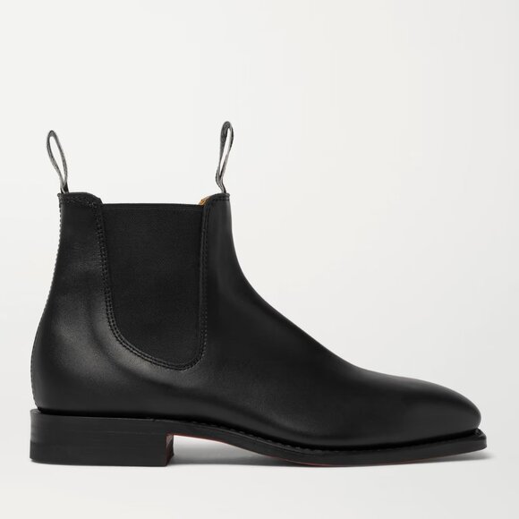 R.M. Williams Black Leather Slip On Craftsman Chelsea BootsSize 7.5 G / 8.5 US